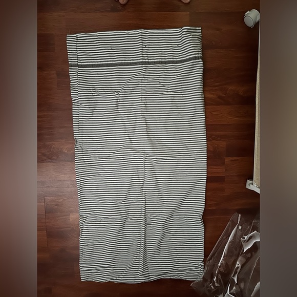 Queen Sized Grey Striped Duvet and Pillow Set - Ikea - Picture 2 of 4